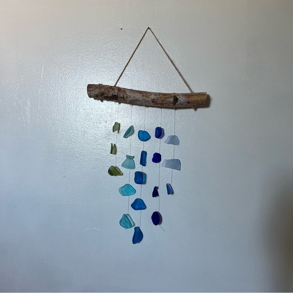 Colorful Sea Glass Wind Chime - Picture 2 of 6